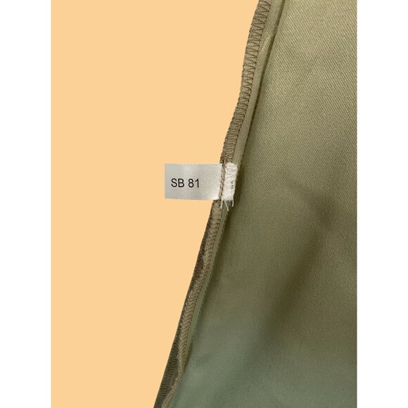 Susan Bristol Womens Size 8 Khaki A-Line Skirt Polyester/Spandex - Picture 7 of 9